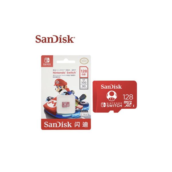 Sandisk Micro SDXC Card for Nintendo Switch 128GB - IEX Games